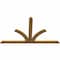 Ekena Millwork Richland Rough Sawn Timber Gable Bracket, Western Red Cedar, 108"W x 63"H x 2"D x 6"F, 14/12 Pitch GBW108X63X0206RIC00RWR - alternate 5